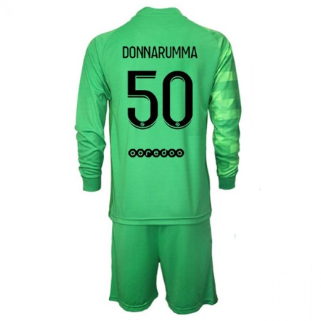 Billige Fotballdrakter Paris Saint-Germain PSG Keeper Gianluigi Donnarumma 50 Barn Tredjedraktsett 2021/22 Langermet